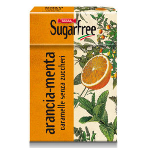 SF Orange Mint Sugar Free Candy 50g Box - Le Erbe: Menta Arancia
