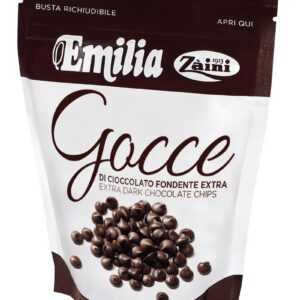 EMILIA Dark Chocolate Drops resealable 200g bag