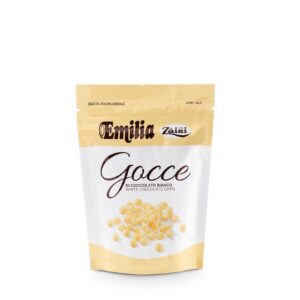 EMILIA White Chocolate Drops resealable 180g bag