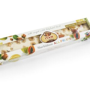 Soft Nougat and all Fruit Torrone Window Box 100g bar