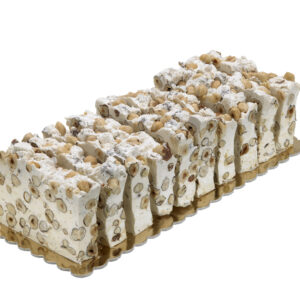 Wrapped hazelnuts soft nougat 150g slice