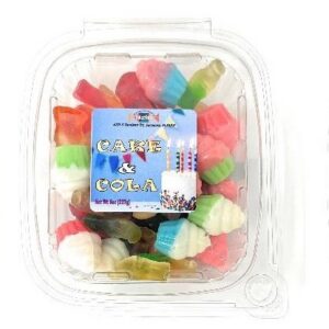 Birthday Cupcake & Soda Gummies Combo, 4 Tubs