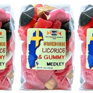 Swedish Candy with Licorice Mix Combo, 3 Bags