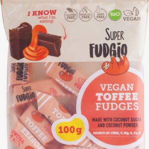 Me Gusto SF Organic & Vegan Toffee flav, fudge 100g