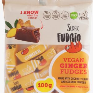 Me GustoSF Organic & Vegan Ginger Fudge 100g