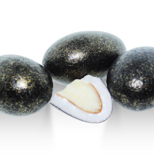 Jordan Almond Black with Gold Essense