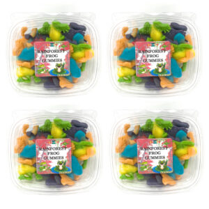 Rainforest Gummy Frogs Combo, 4 Tubs
