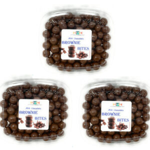 Milk Chocolate Brownie Bites Combo, 3 Tubs