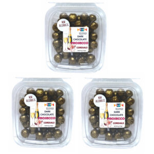 Dark Chocolate Prosecco Cordials Combo, 3 Tubs
