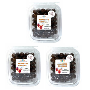 Dark Chocolate Amaretto Cordials Combo, 3 Tubs